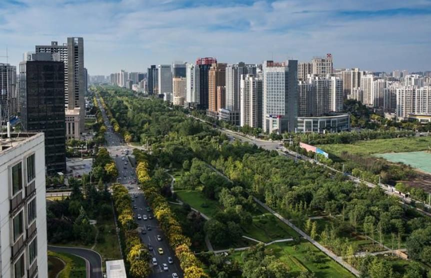 西安一条城市森林大道,中间绿化宽百多米,你见过这么宽的道路吗|唐延路|西安|道路_新浪新闻