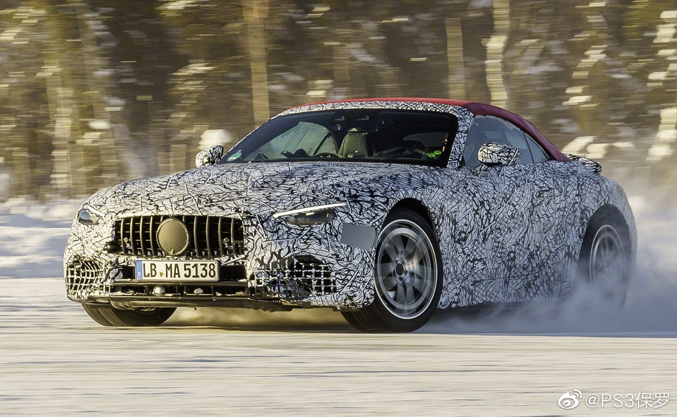 奔驰公布全新一代SL冬测官图： 与新一代GT共享MSA平台……