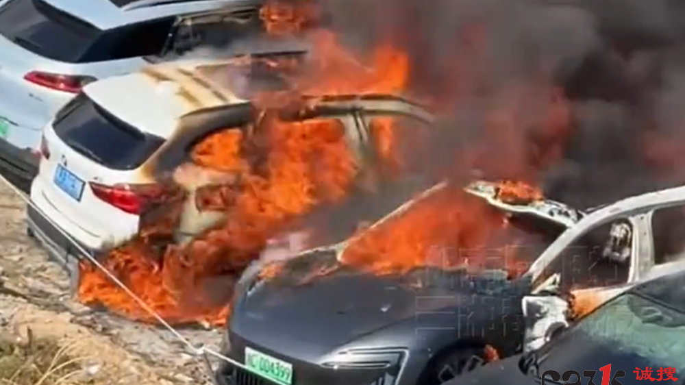宁德阿维塔06新车起火致八车连环焚毁 车主称购车仅一个半月