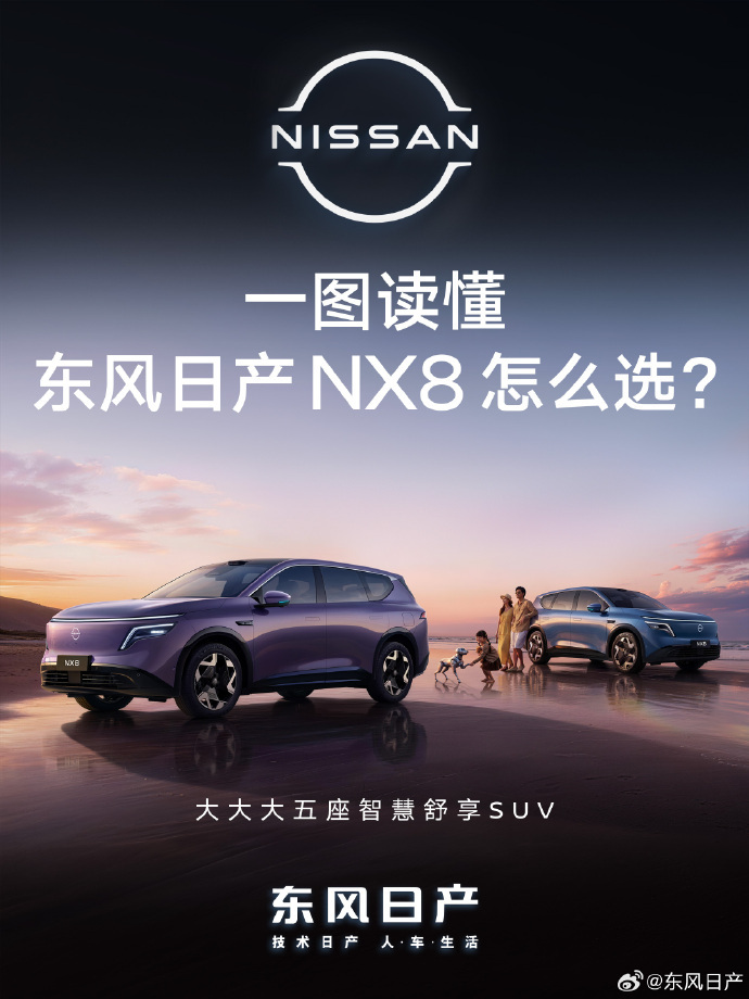东风日产NX8上市，2种动力7款配置售14.99万起