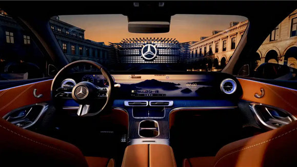 全新奔驰GLC EV内饰官图发布，9月8日慕尼黑车展首发