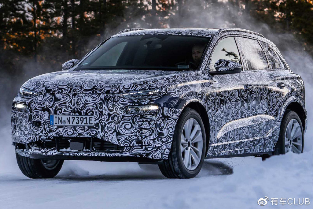 定位纯电中大型SUV 外观更加科幻 全新奥迪Q6 e-tron谍照曝光