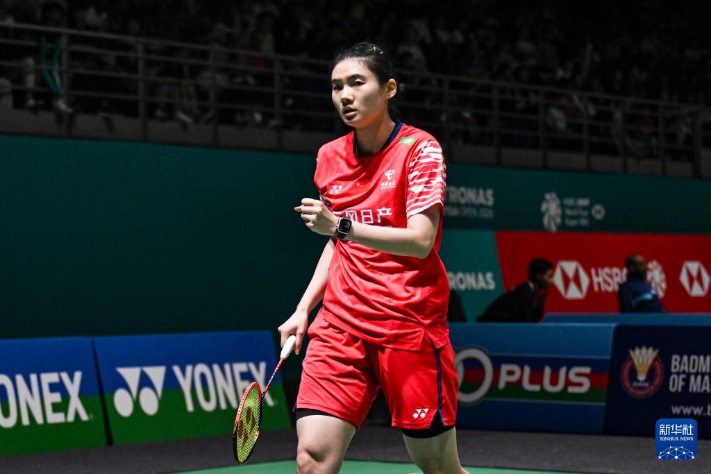 羽毛球——马来西亚公开赛：韩悦晋级