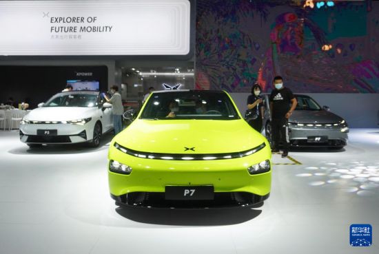 西安车展开幕 国产新能源汽车受青睐