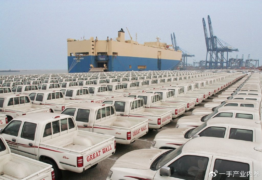 2025中国皮卡1-10月出口10强：长城5万辆，上汽大通第2，江铃第7