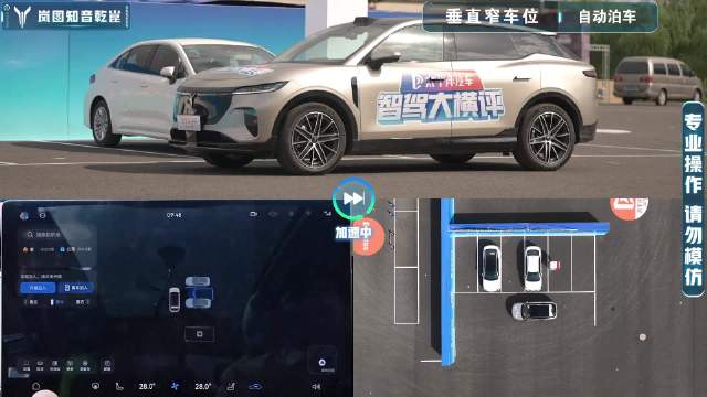 视频：【2025智驾大横评第三季】自动泊车-垂直窄车位-岚图知音