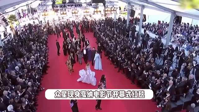 众星亮相戛纳电影节开幕式红毯，巩俐女王范十足，赵涛贵气张艺兴绅士