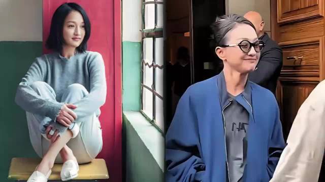 51岁周迅白发素颜逛街被拍，网友：看完突然不焦虑了