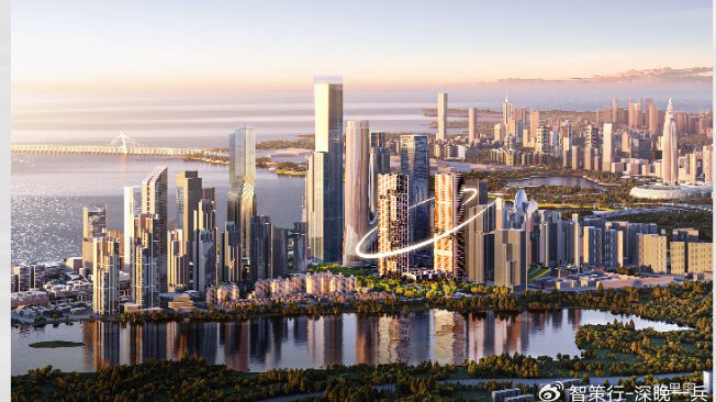 深圳湾超级总部基地上新，超总壹号诠释艺术流动的一平方公里！