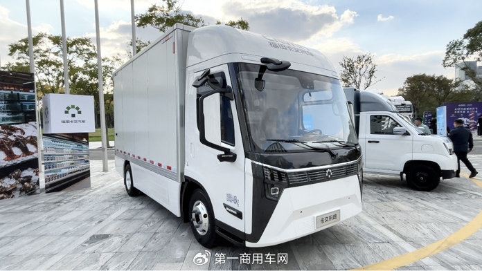 福田卡文乐途实车评测 定制旗舰轻卡+高速满载续航450km