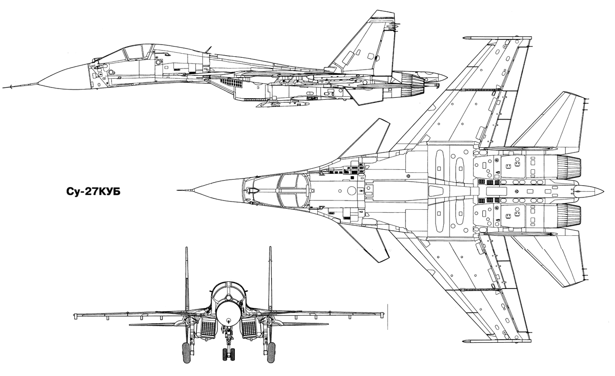 苏霍伊Су-33УБ(Су-27КУБ)/Su-33UB(Su-27KUB)舰载战斗教练机