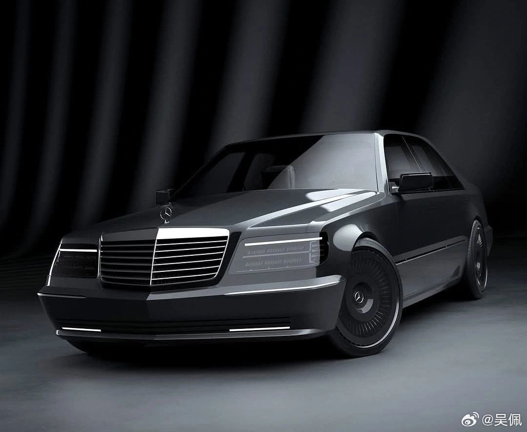 这辆W140奔驰S级经过AMG工程师经过手工修复…