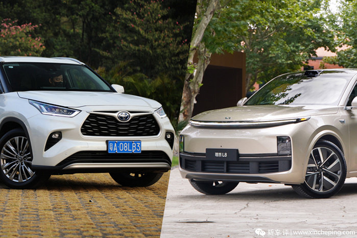 汉兰达对理想L8,燃油对增程式,30多万买多座SUV该选谁?