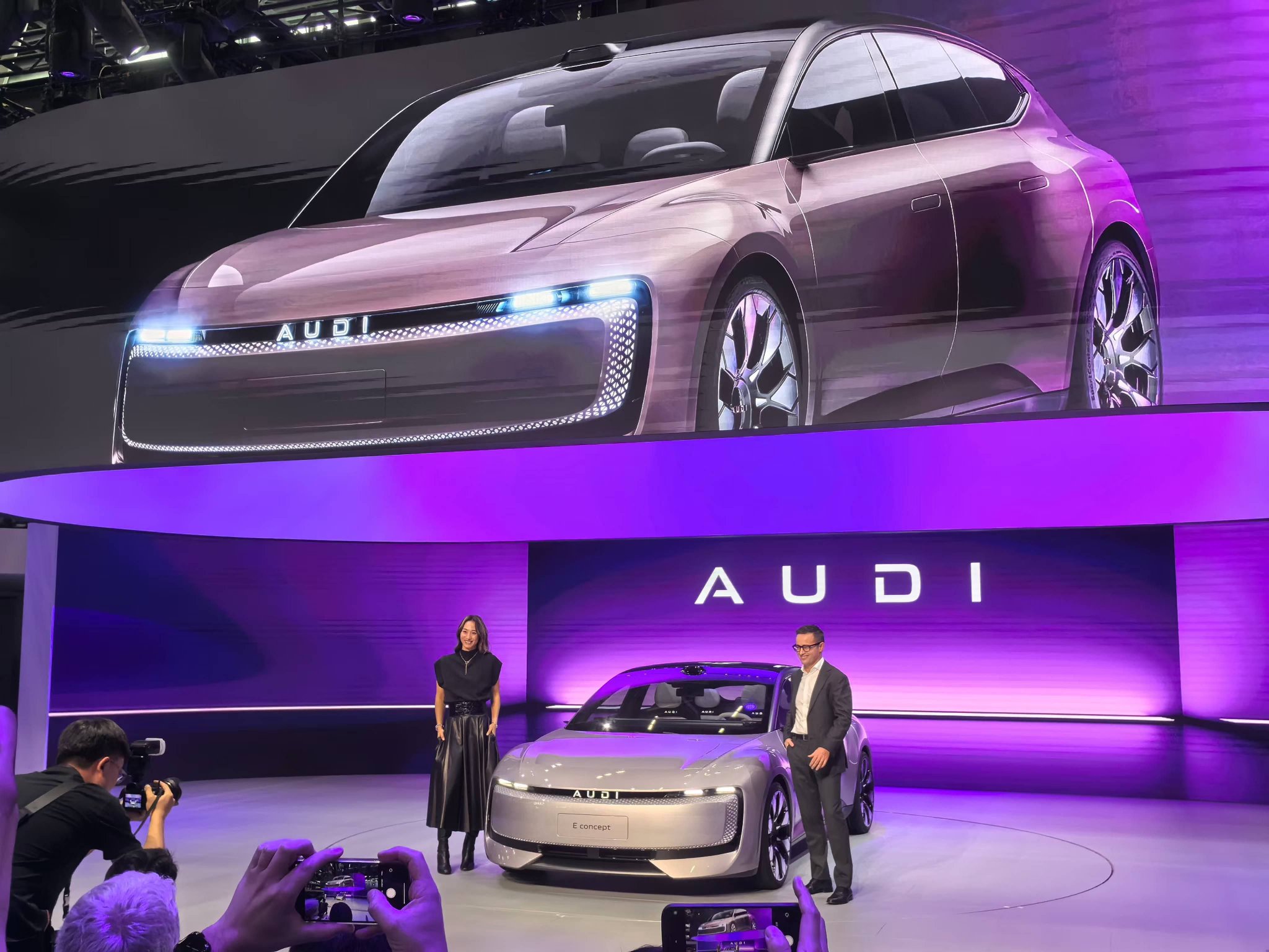 郑钦文出任品牌代言人，AUDI新品牌亮相广州车展