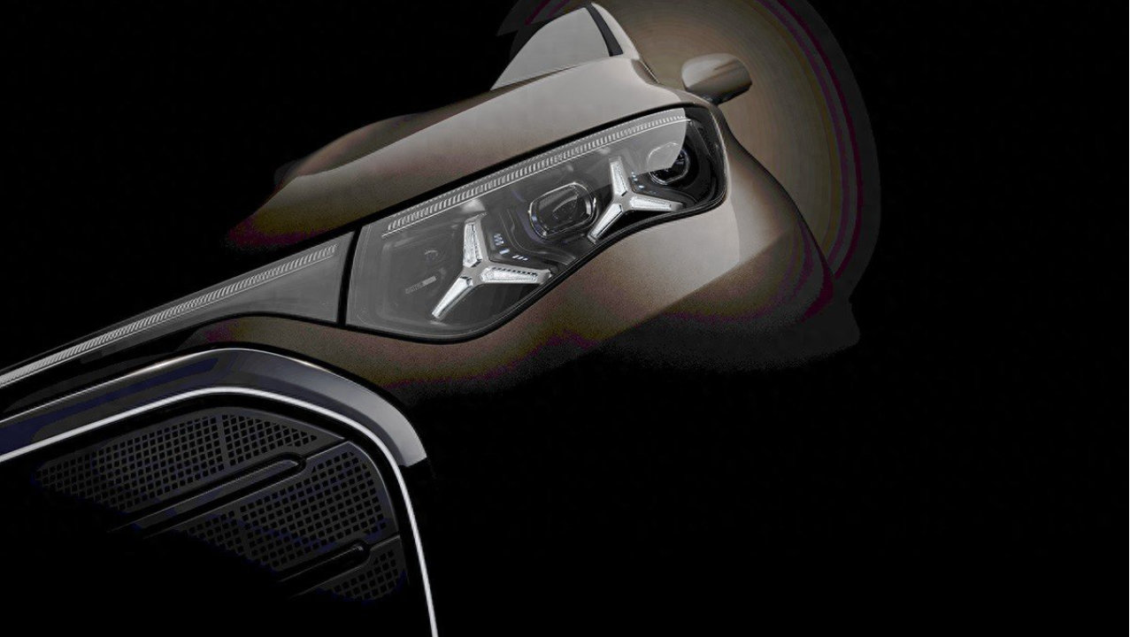 奔驰MPV预告图，全新设计风格，侧滑门，明年3月发布，确定会国产