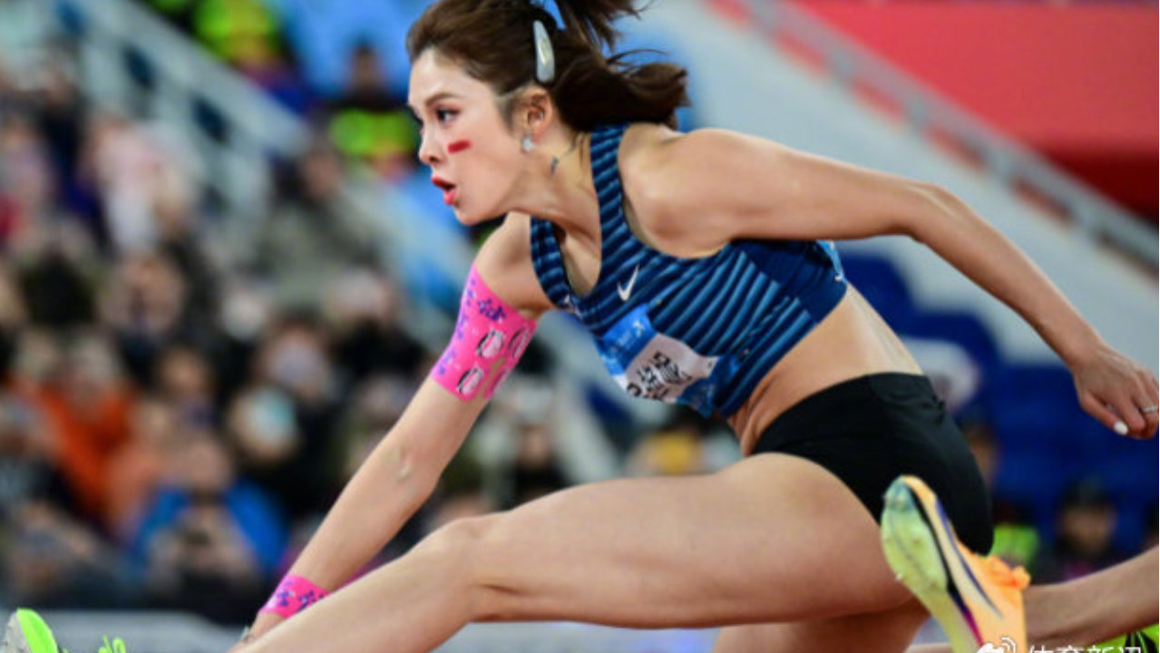 全国田径冠军赛，吴艳妮女子100米栏夺冠