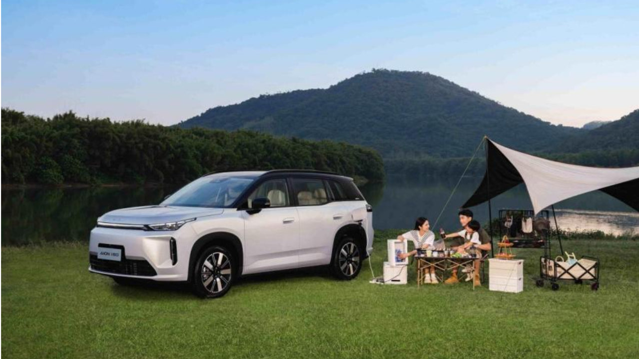 国民增程大五座SUV 埃安i60于广州白云万达璀璨亮相