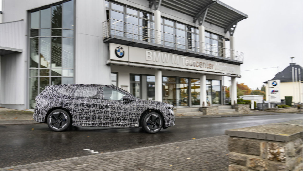 国产新世代BMW iX3正进行纽北赛道例行测试