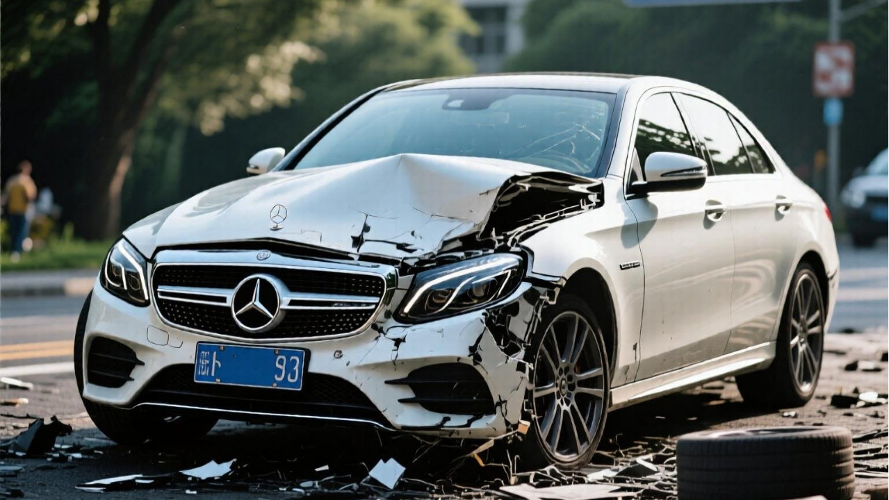 奔驰E300依赖辅助驾驶遇事故 车主无责却亏11万元