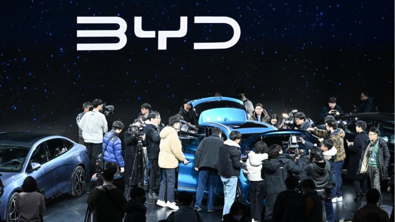 中国汽车首次跻身韩国进口车前三，比亚迪单一品牌超日系整体销量