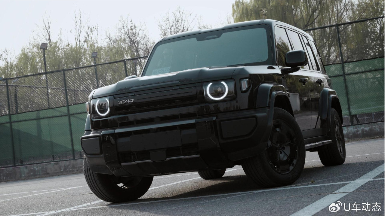 奇瑞硬派“方盒子”！iCAR V27实拍，造型似路虎卫士，搭增程动力