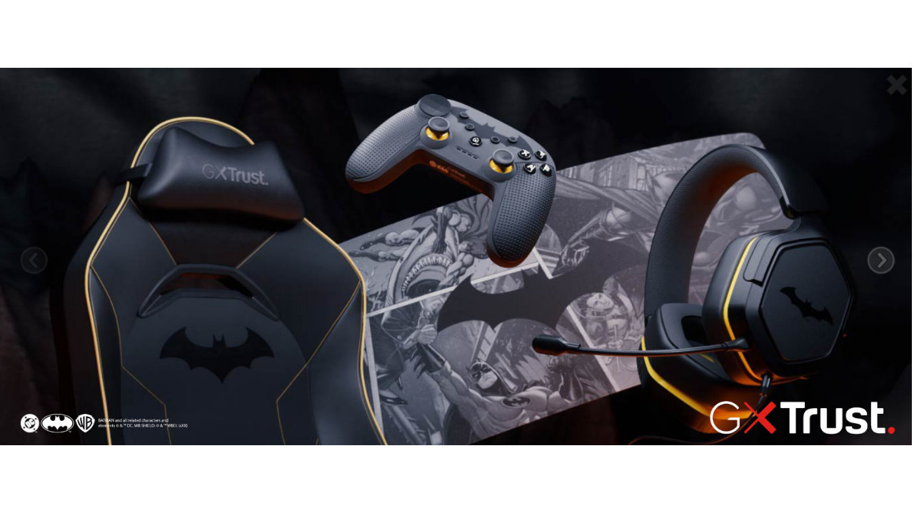 GXTrust正式推出官方授权的蝙蝠侠游戏周边系列