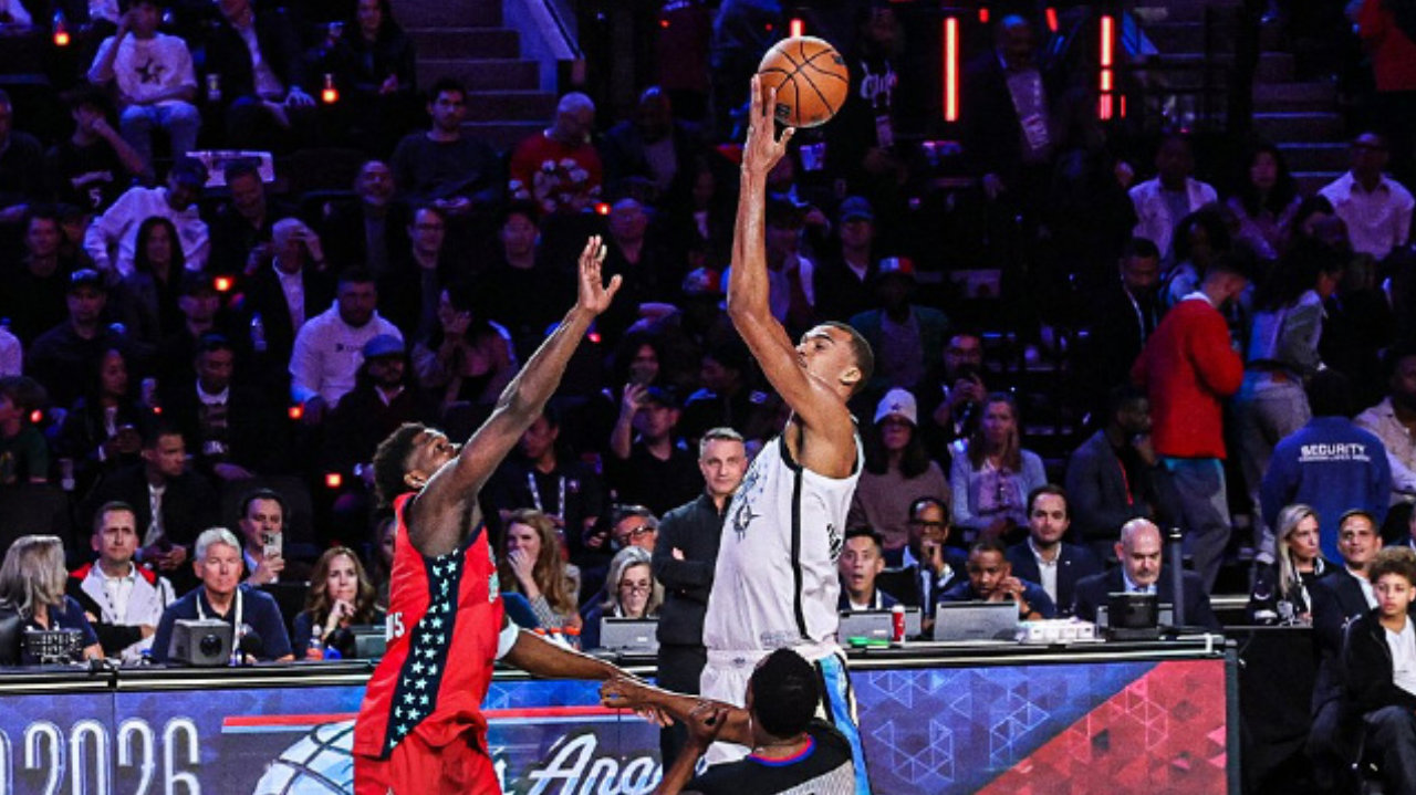 字母SGA不打，077约基奇划水！文班空砍33分8板，无缘全明星MVP