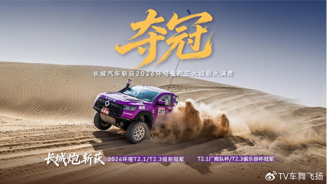 7500公里的加冕与远征：从长城炮环塔夺冠，看中国皮卡向上突破的雄心