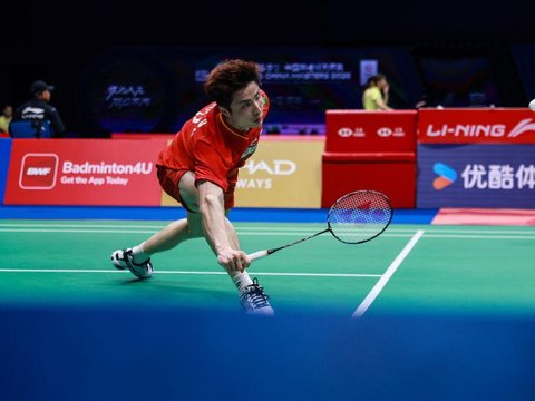 羽毛球——中国大师赛：石宇奇男单首轮出局