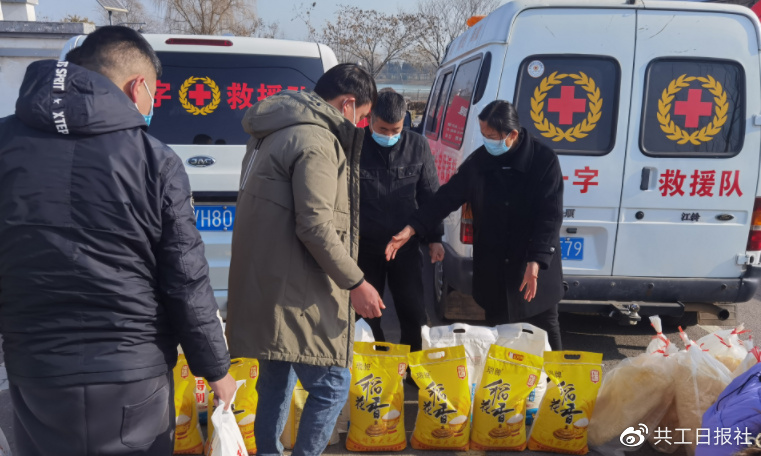 蒙城红十字救援队向寿山福海老年公寓慰问！