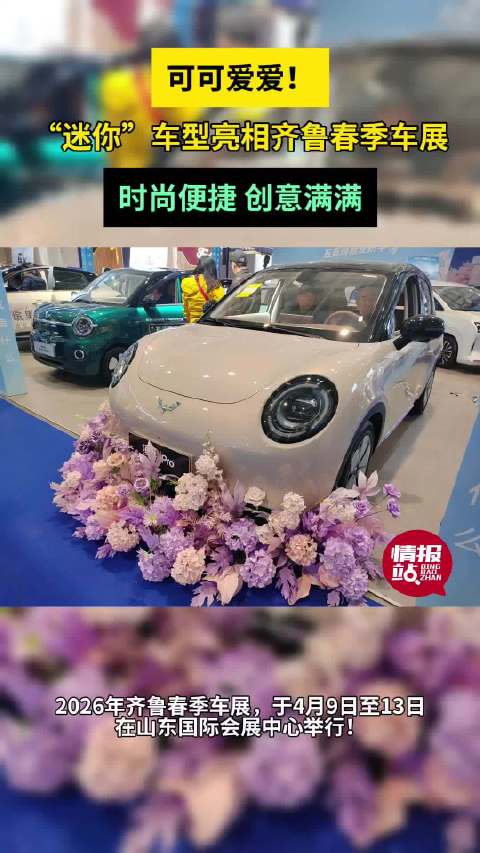壹点拍客团|“迷你”车型亮相齐鲁春季车展，可可爱爱时尚便捷！