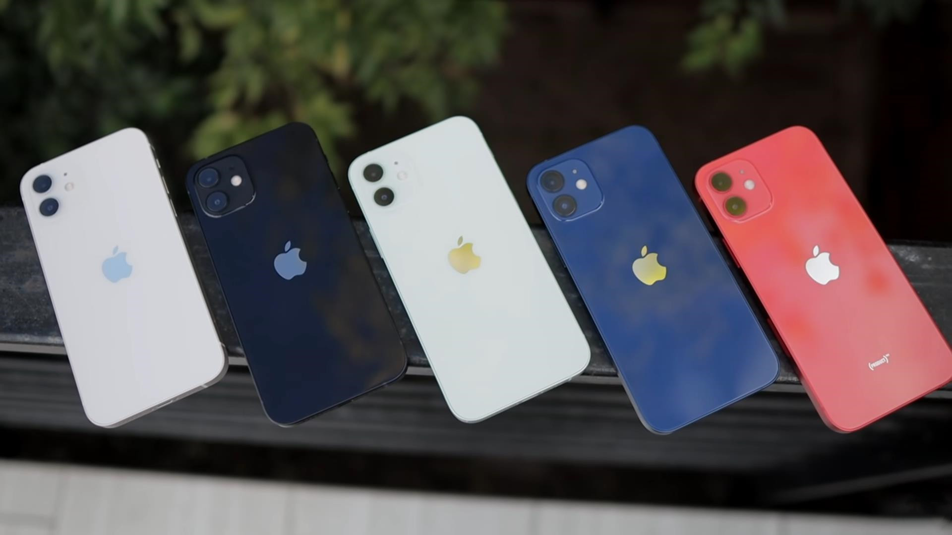 iphone12手机图,iphone12官方图 5款颜色iphone12真机对比:红色鲜亮黑色深沉,但是廉价