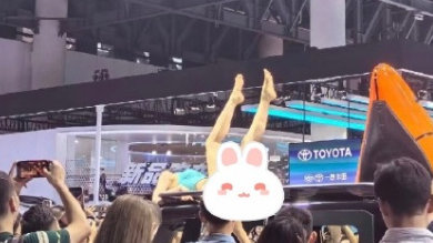 奇瑞展位车模动作引争议，大尺度车模表演是否过界？