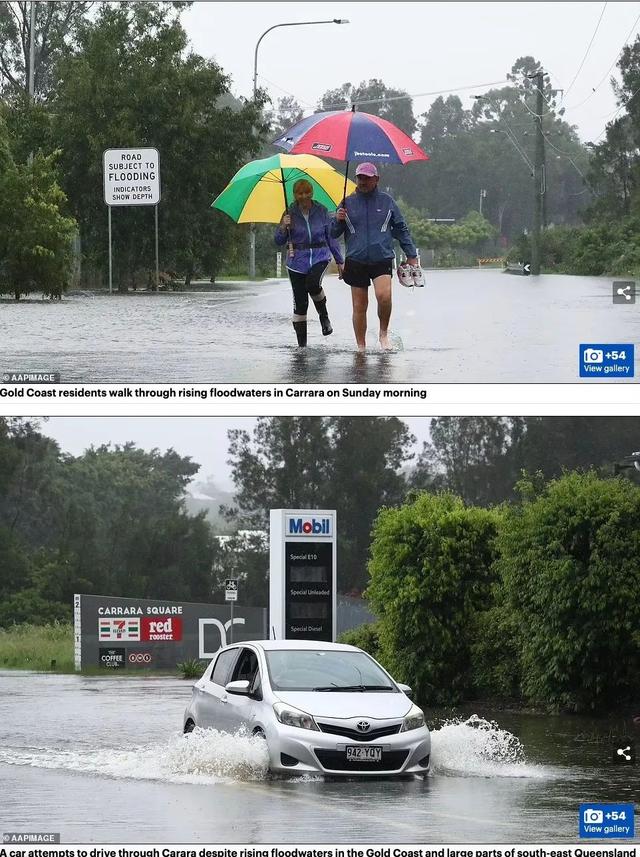 澳洲多地遭恐怖洪水暴袭，全城被淹，专家：雨还要下数月