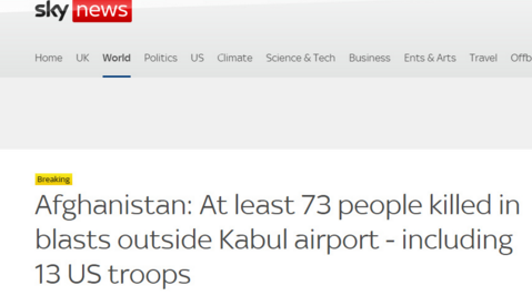 【滚动播报】阿富汗喀布尔机场发生两起爆炸休闲区蓝鸢梦想 - Www.slyday.coM 【滚动播报】阿富汗喀布尔机场发生两起爆炸休闲区蓝鸢梦想 - Www.slyday.coM