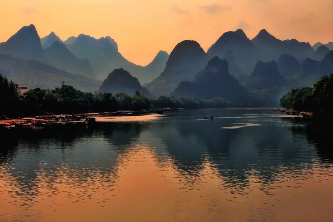 2021最美山水高清图片,2021微信头像好运风景 ——徒步漓江,骑行遇龙河 在祖国最美的山水间 迎接2021年的第一天