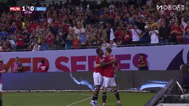 曼联4比1胜伯恩茅斯，霍伊伦、多古破门助球队两连胜