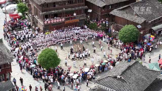 贵州黎平侗族“喊天节”展示多彩文化风情
