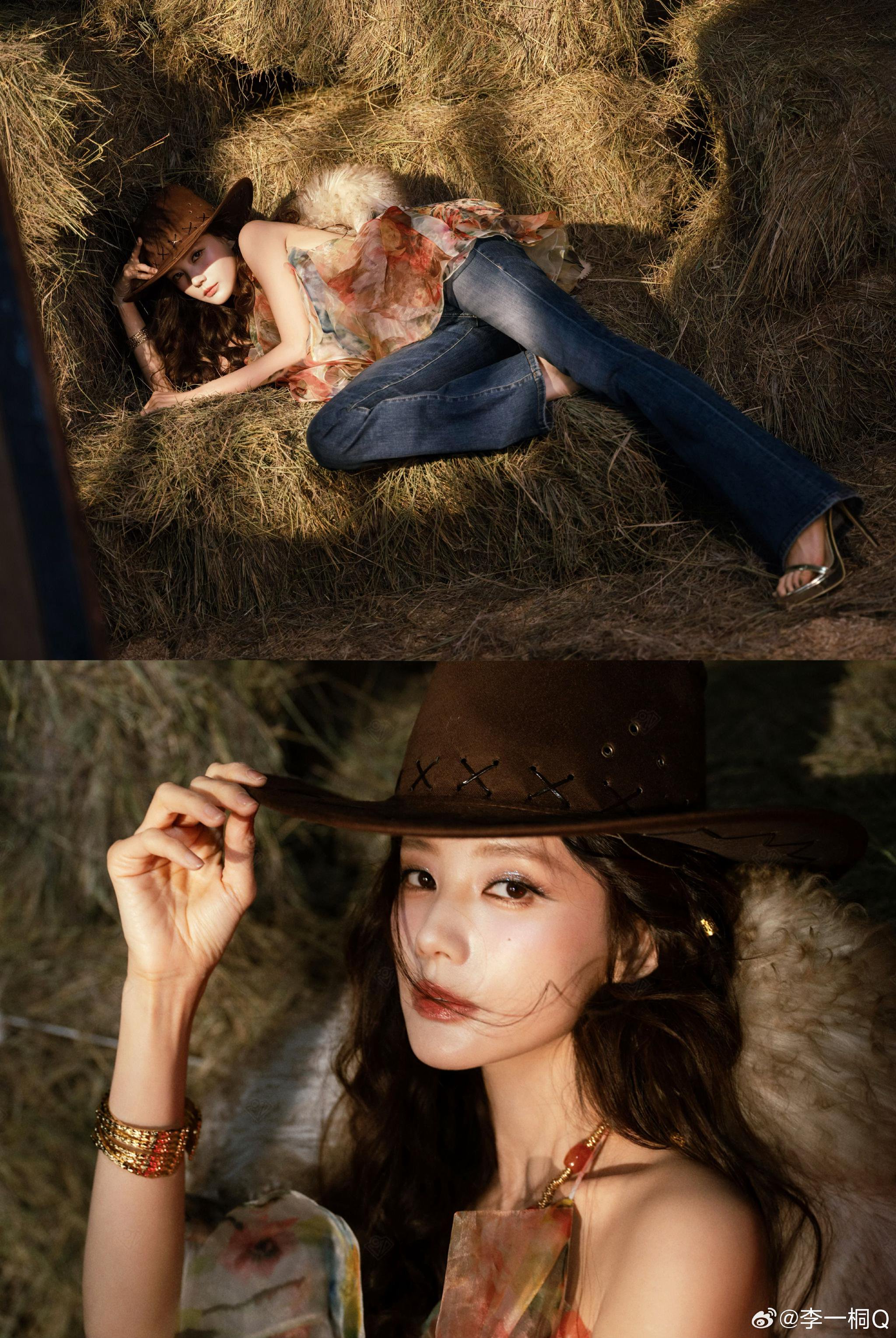 李一桐牛仔女郎