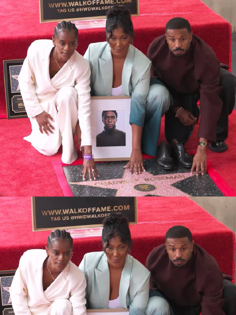 黑豹主演查德维克星光大道留名，迈克尔·B·乔丹出席揭晓仪式