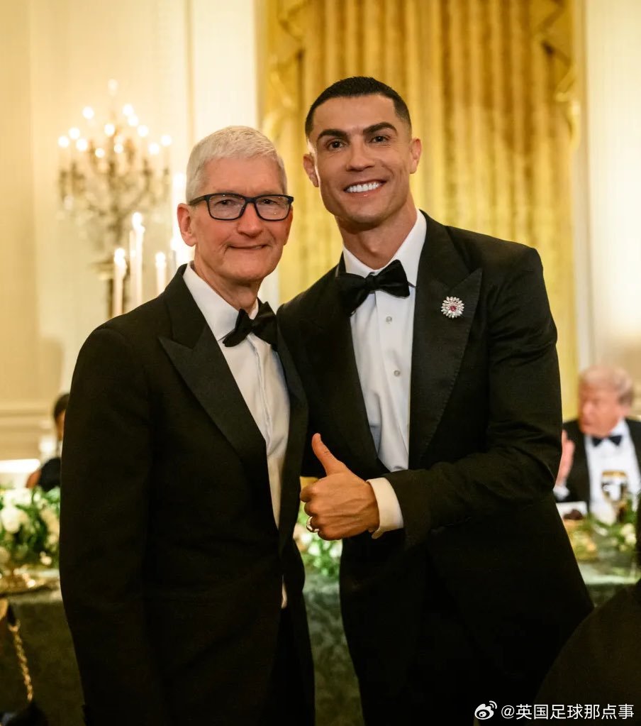 C罗×苹果CEO库克