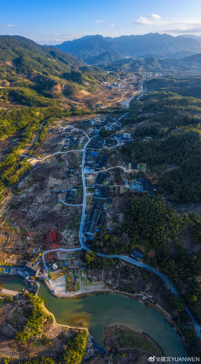 人间仙境景色如画的永泰月洲村