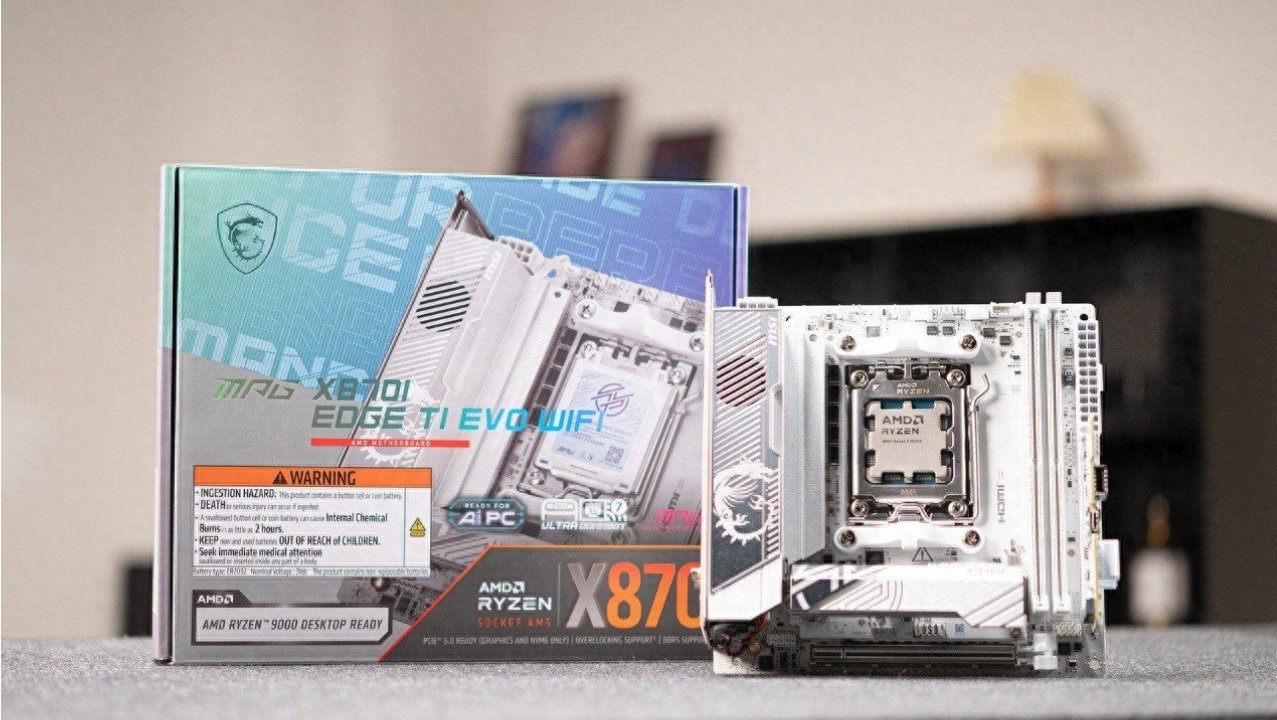 微星MPG X870I EDGE TI EVO WIFI刀锋 钛主板评测:ITX新晋小钢炮