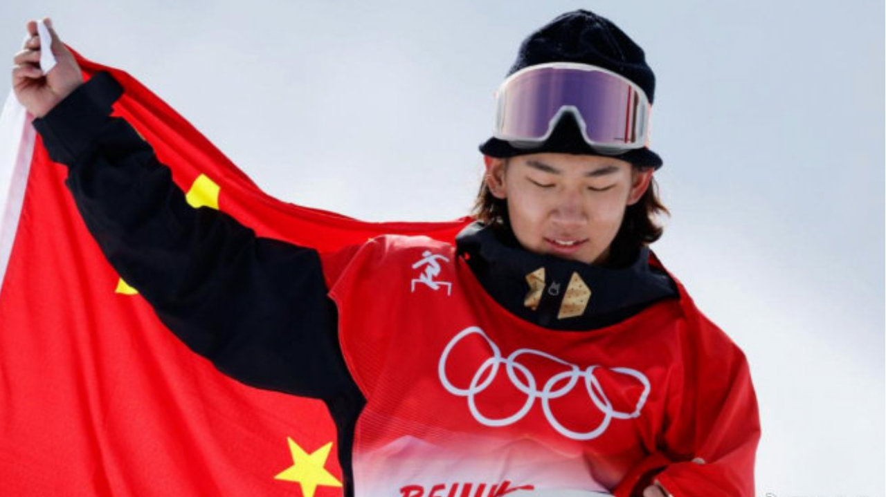 苏翊鸣采访中，诠释为国争光的信念