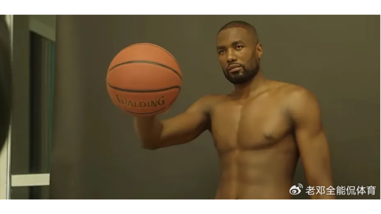 这不是P图 NBA球星体型就这么夸张，姚明在泳池身材媲美灭霸