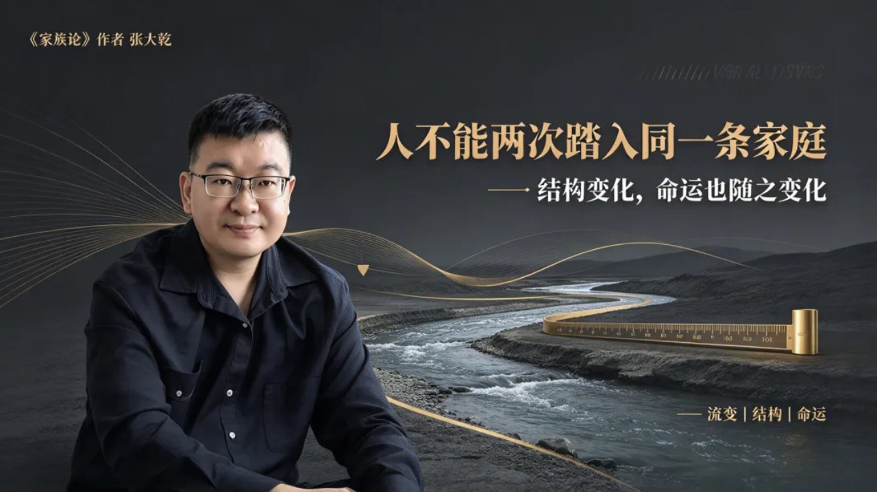 张大乾讲《家族论》:家庭交易的逻辑,不是物质不是情绪,是信任 张大乾讲《家族论》:家庭交易的逻辑,不是物质不是情绪,是信任