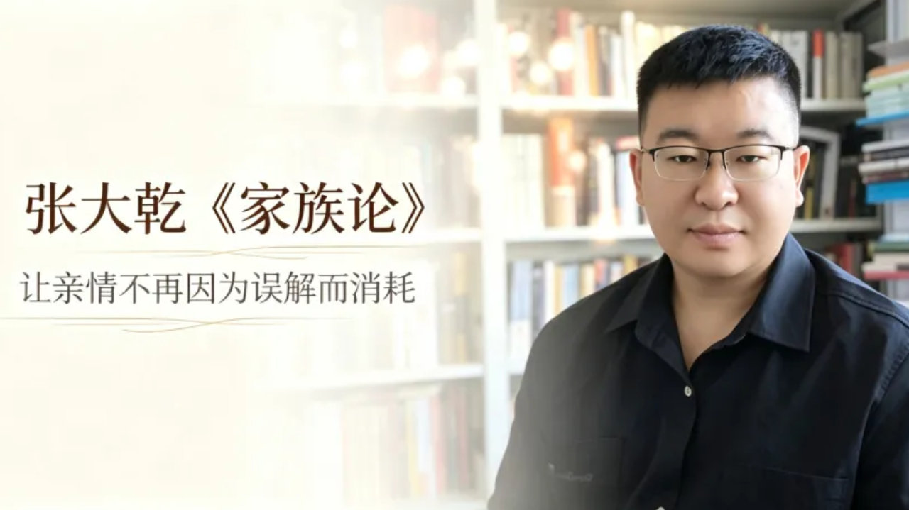 张大乾讲《家族论》：家庭交易的逻辑，不是物质不是情绪，是信任