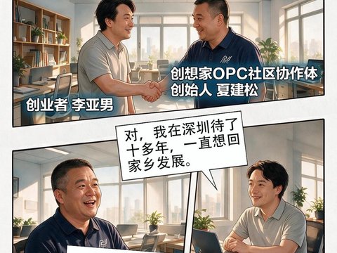 “画”说OPC丨“一人公司”的梦想,被未来之城稳稳托举 “画”说OPC丨“一人公司”的梦想,被未来之城稳稳托举