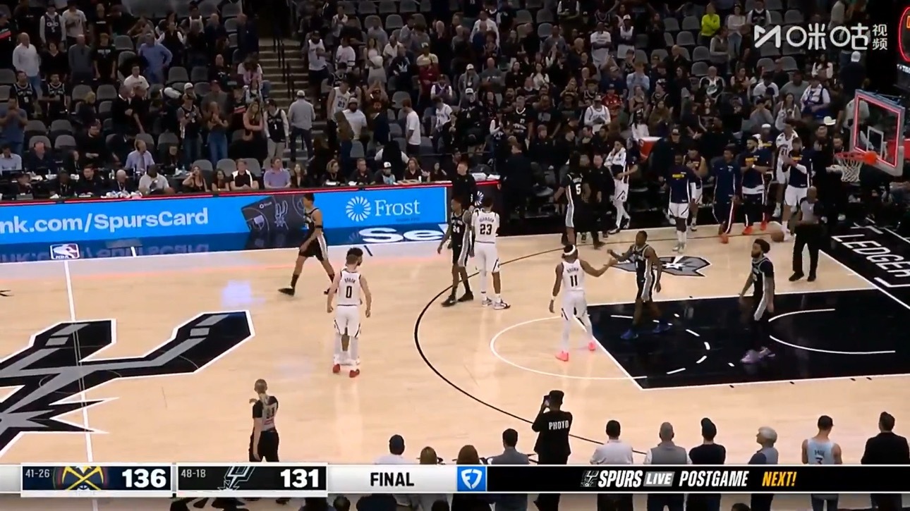 约基奇三双穆雷39分，掘金20分逆转胜马刺