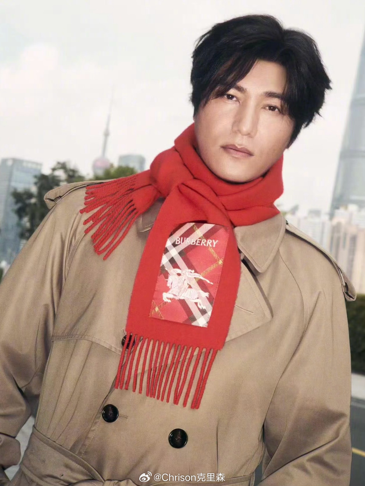 陈坤汤唯吴磊张婧仪出镜Burberry2026新禧贺岁大片
